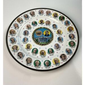 Vtg Presidents of the United States Plate Gerald Ford  Made In Japan Capsco RARE